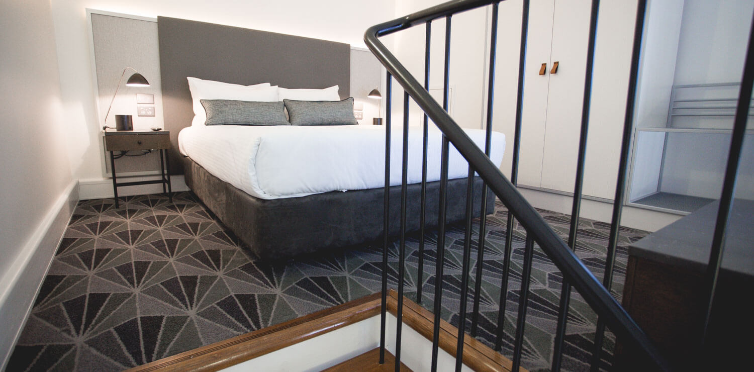 richardson-loft-bedroom-upstairs | The Savoy Hotel on Little Collins